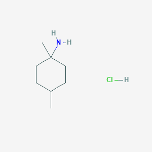 1,4-Dimethylcyclohexan-1-amine hydrochloride