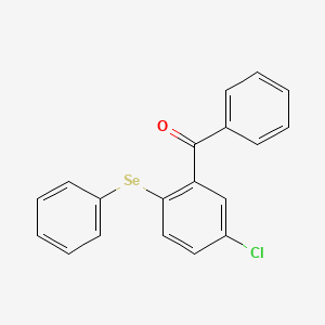 [5-Chloro-2-(phenylselanyl)phenyl](phenyl)methanone