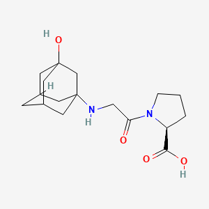 molecular formula C17H26N2O4 B1439962 维格列汀羧酸代谢物 CAS No. 565453-40-9
