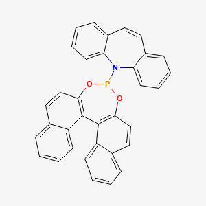 (S)-(+)-(3,5-Dioxa-4-phosphacyclohepta[2,1-a;3,4-a']dinaphthalen-4-yl)-5H-dibenz[b,f]azepine