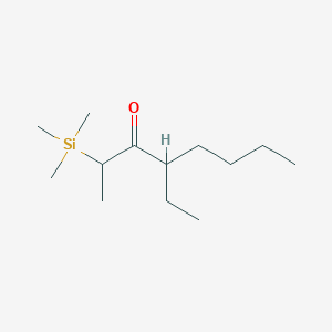 4-Ethyl-2-(trimethylsilyl)octan-3-one