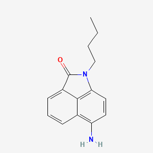 molecular formula C15H16N2O B1439969 6-amino-1-butylbenzo[cd]indol-2(1H)-one CAS No. 51331-95-4