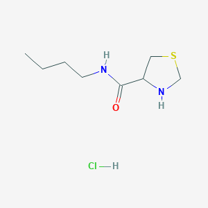 N-butyl-1,3-thiazolidine-4-carboxamide hydrochloride