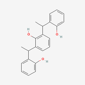 2,2'-[(2-Hydroxy-1,3-phenylene)di(ethane-1,1-diyl)]diphenol