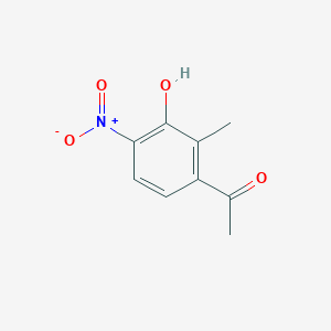 B14400022 1-(3-Hydroxy-2-methyl-4-nitrophenyl)ethan-1-one CAS No. 89877-53-2