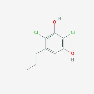 2,4-Dichloro-5-propylbenzene-1,3-diol