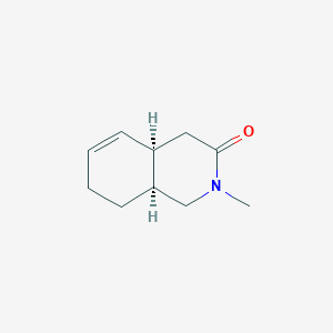 (4aR,8aS)-2-Methyl-1,4,4a,7,8,8a-hexahydroisoquinolin-3(2H)-one