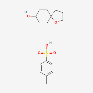 4-Methylbenzene-1-sulfonic acid--1-oxaspiro[4.5]decan-8-ol (1/1)