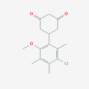 5-(3-Chloro-6-methoxy-2,4,5-trimethylphenyl)cyclohexane-1,3-dione