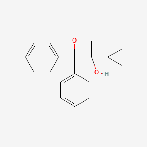 3-Cyclopropyl-2,2-diphenyloxetan-3-ol