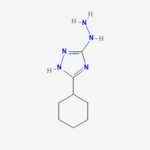 5-Cyclohexyl-3-hydrazinyl-1H-1,2,4-triazole