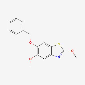 6-(Benzyloxy)-2,5-dimethoxy-1,3-benzothiazole