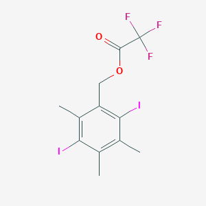 (2,5-Diiodo-3,4,6-trimethylphenyl)methyl trifluoroacetate