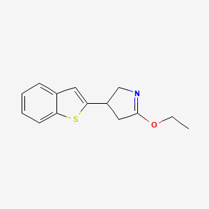 3-(1-Benzothiophen-2-yl)-5-ethoxy-3,4-dihydro-2H-pyrrole