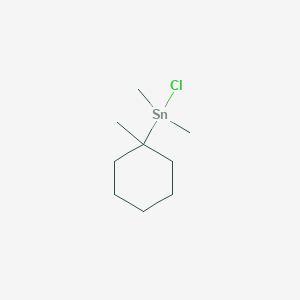 Chloro(dimethyl)(1-methylcyclohexyl)stannane