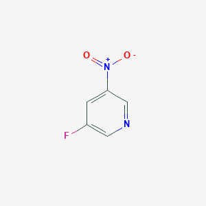 molecular formula C5H3FN2O2 B1440019 3-Fluoro-5-nitropyridine CAS No. 1060804-39-8