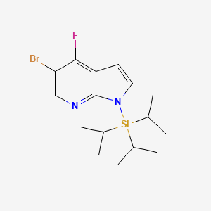 5-Bromo-4-fluoro-1-(triisopropylsilanyl)-7-azaindole