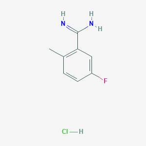 5-Fluoro-2-methylbenzimidamide hydrochloride