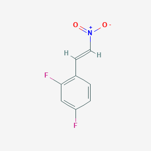 molecular formula C8H5F2NO2 B1440050 2,4-二氟-1-(2-硝基乙烯基)苯 CAS No. 157224-23-2