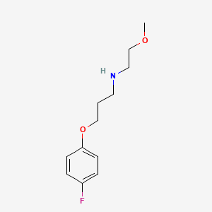 molecular formula C12H18FNO2 B1440051 [3-(4-氟苯氧基)丙基](2-甲氧基乙基)胺 CAS No. 1248927-94-7