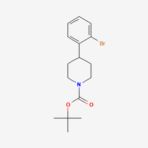 molecular formula C16H22BrNO2 B1440084 1-Boc-4-(2-溴苯基)哌啶 CAS No. 1198283-93-0