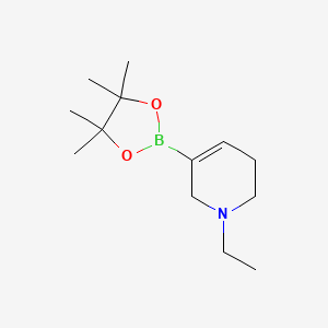 1-Ethyl-5-(4,4,5,5-tetramethyl-1,3,2-dioxaborolan-2-YL)-1,2,3,6-tetrahydropyridine