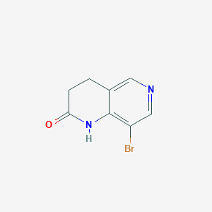 molecular formula C8H7BrN2O B1440109 8-bromo-3,4-dihydro-1,6-naphthyridin-2(1H)-one CAS No. 885271-02-3