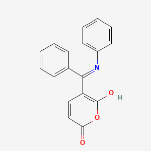 3-[Anilino(phenyl)methylidene]-2H-pyran-2,6(3H)-dione