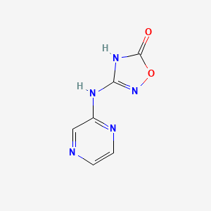 3-[(Pyrazin-2-yl)amino]-1,2,4-oxadiazol-5(2H)-one