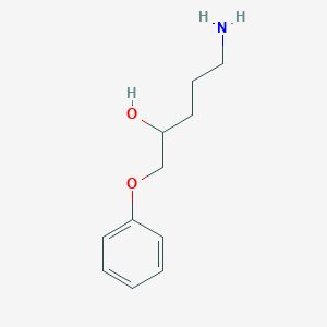 5-Amino-1-phenoxypentan-2-OL