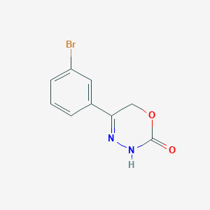 5-(3-Bromophenyl)-3,6-dihydro-2H-1,3,4-oxadiazin-2-one