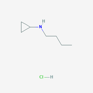 molecular formula C7H16ClN B1440116 N-butylcyclopropanamine hydrochloride CAS No. 1177331-79-1