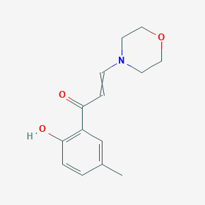 1-(2-Hydroxy-5-methylphenyl)-3-(morpholin-4-yl)prop-2-en-1-one