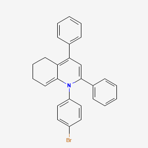 Quinoline, 1-(4-bromophenyl)-1,5,6,7-tetrahydro-2,4-diphenyl-