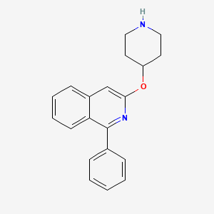 1-Phenyl-3-[(piperidin-4-yl)oxy]isoquinoline