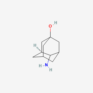 molecular formula C10H17NO B1440121 trans-4-Aminoadamantan-1-ol CAS No. 62058-03-1