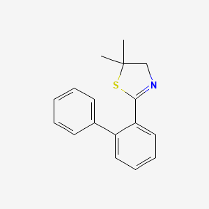 2-([1,1'-Biphenyl]-2-yl)-5,5-dimethyl-4,5-dihydro-1,3-thiazole