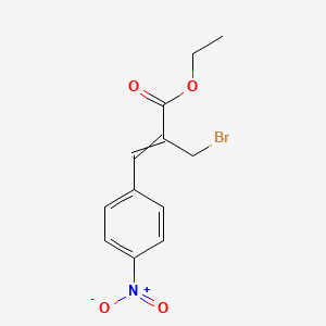 Ethyl 2-(bromomethyl)-3-(4-nitrophenyl)prop-2-enoate