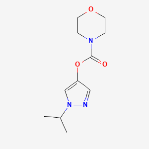 1-(Propan-2-yl)-1H-pyrazol-4-yl morpholine-4-carboxylate