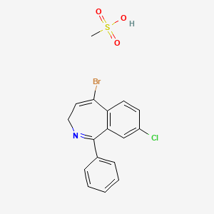 5-bromo-8-chloro-1-phenyl-3H-2-benzazepine;methanesulfonic acid