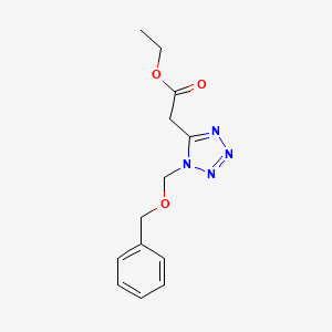 Ethyl {1-[(benzyloxy)methyl]-1H-tetrazol-5-yl}acetate