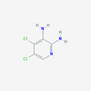 molecular formula C5H5Cl2N3 B1440136 4,5-Dichloropyridine-2,3-diamine CAS No. 662116-66-7