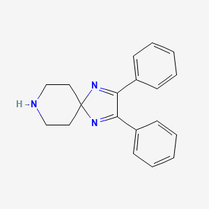 molecular formula C19H19N3 B1440145 2,3-二苯基-1,4,8-三氮杂螺[4.5]癸-1,3-二烯 CAS No. 1049676-93-8