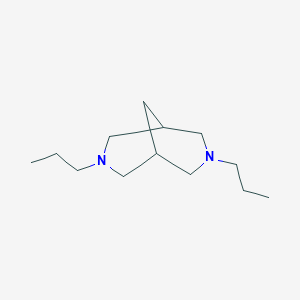 molecular formula C13H26N2 B144015 3,7-二丙基-3,7-二氮杂双环[3.3.1]壬烷 CAS No. 909037-18-9
