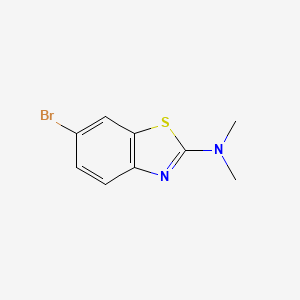 molecular formula C9H9BrN2S B1440151 6-bromo-N,N-dimethyl-1,3-benzothiazol-2-amine CAS No. 75104-96-0