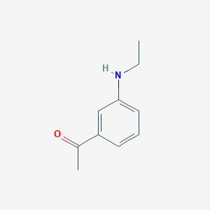 B144016 1-[3-(Ethylamino)phenyl]ethanone CAS No. 134812-13-8