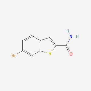 molecular formula C9H6BrNOS B1440187 6-Bromo-1-benzothiophene-2-carboxamide CAS No. 1190198-27-6