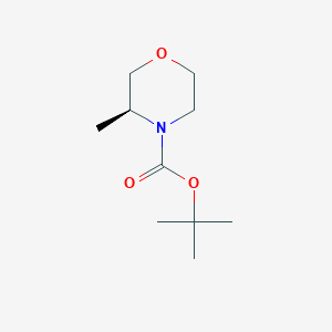 molecular formula C10H19NO3 B1440204 (S)-N-Boc-3-methylmorpholine CAS No. 1022094-01-4