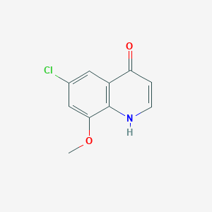 molecular formula C10H8ClNO2 B1440209 6-chloro-8-methoxyquinolin-4(1H)-one CAS No. 1189107-30-9