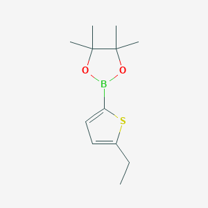 molecular formula C12H19BO2S B1440211 5-Ethylthiophene-2-boronic acid pinacol ester CAS No. 1447710-10-2